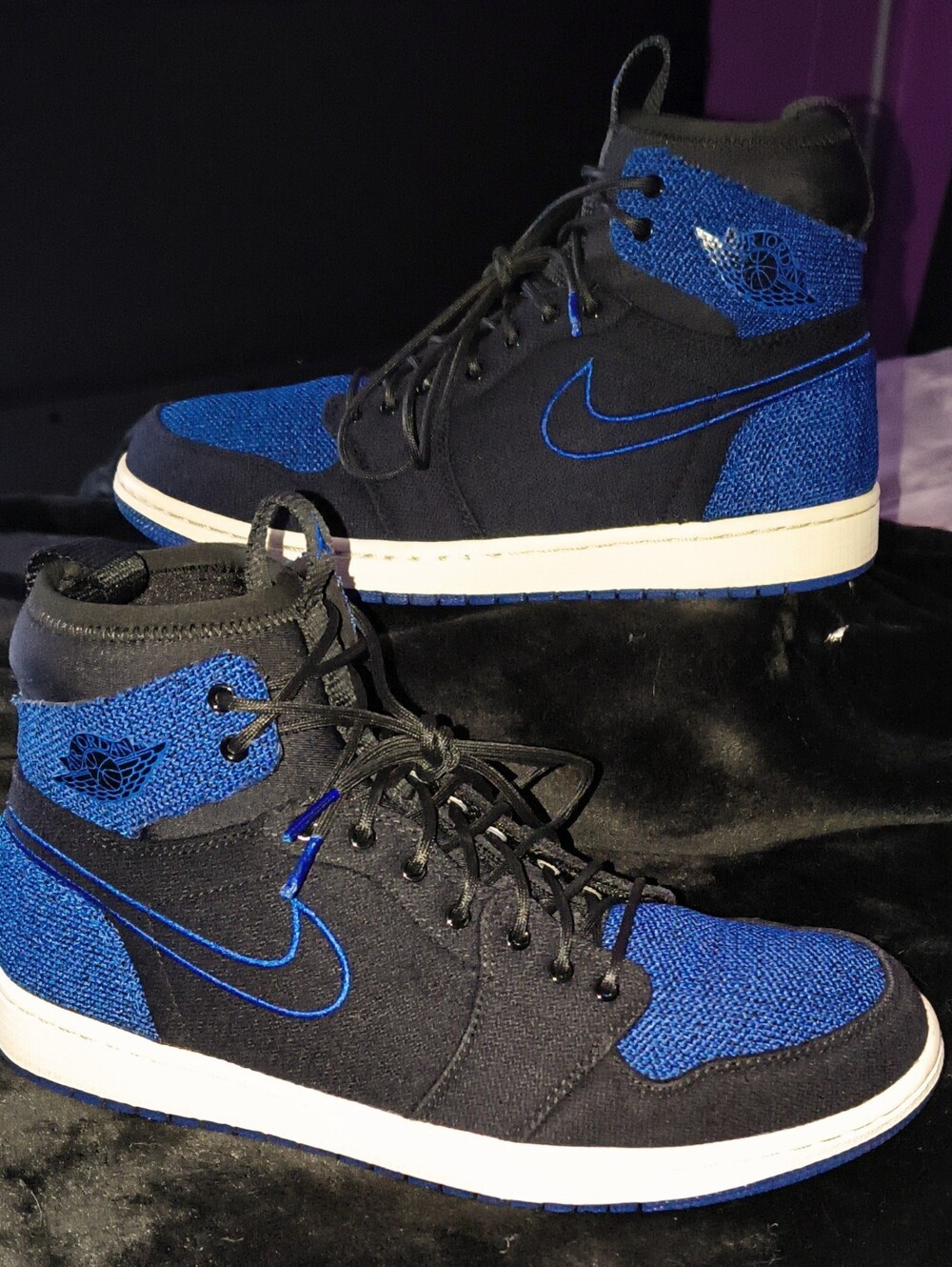 (2016) "Air Jordan" Retro 1 Ultra High [FLYKNIT] 'Royal'...,!